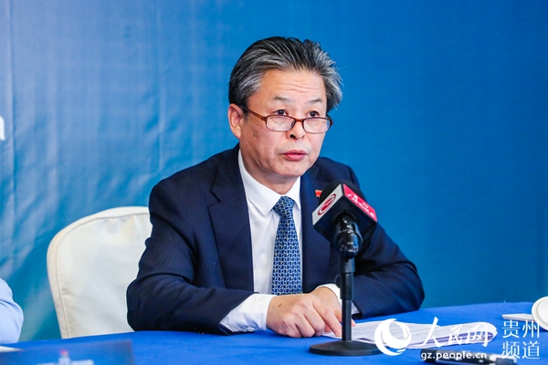 中國-東盟中心秘書長陳德海。吳少飛 攝