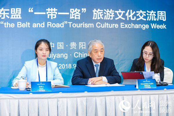 日本—東盟中心秘書長藤田正。孫一銘 攝