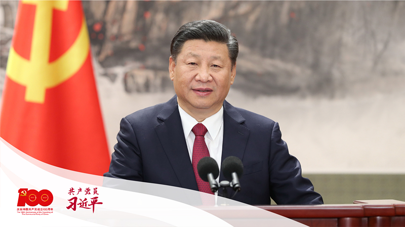 2017年10月25日，習(xí)近平等十九屆中共中央政治局常委同中外記者見面。這是習(xí)近平發(fā)表重要講話。